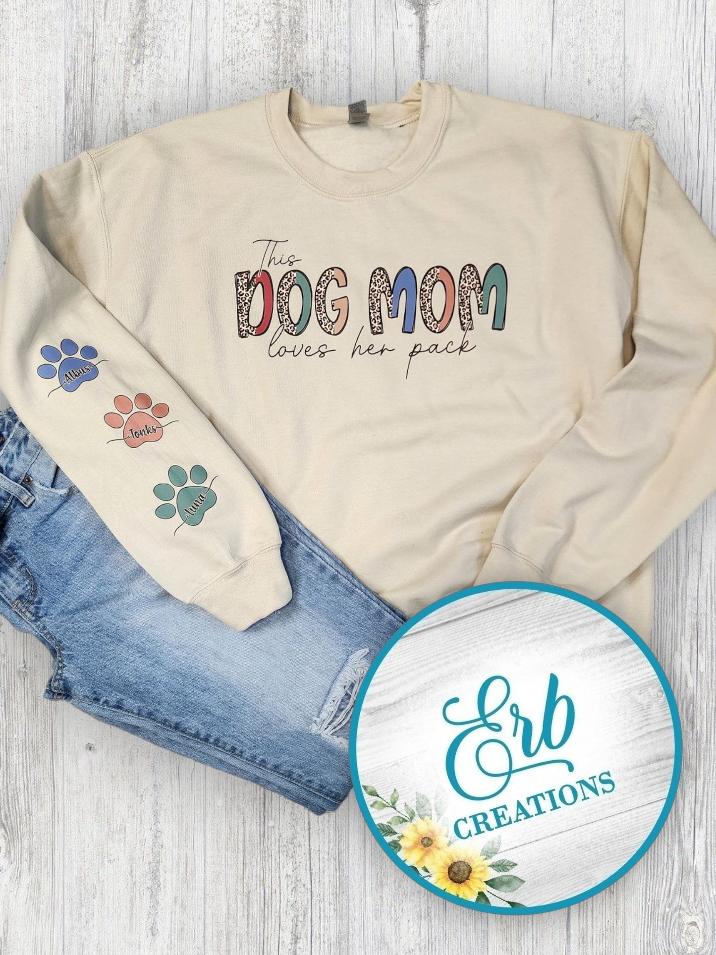 This Dog Mom Loves Her Pack with Names