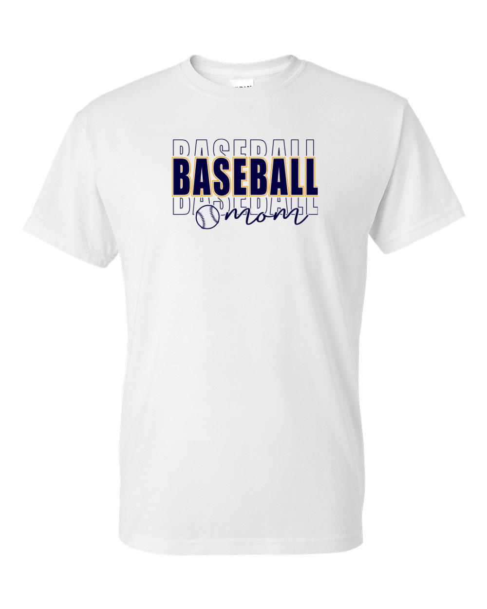 WH Baseball 3 Family Title White