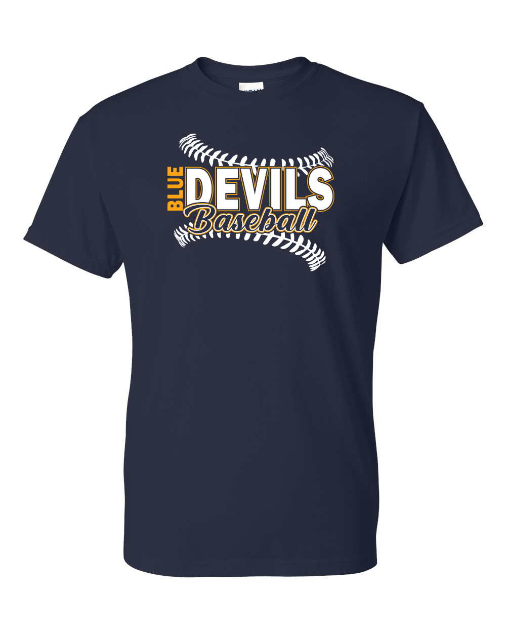 Blue Devils Baseball Stitches Navy