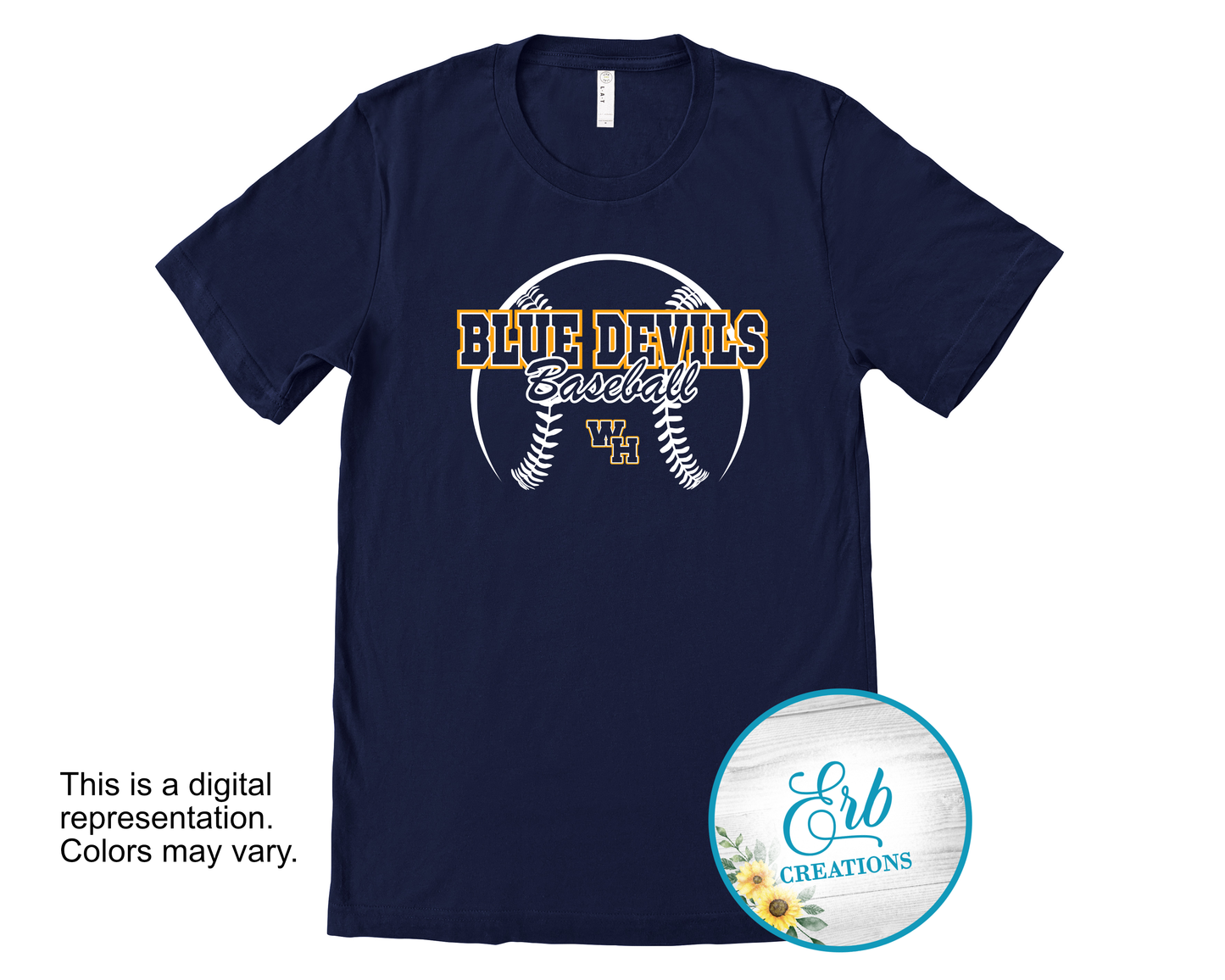 Blue Devils Baseball WH Navy