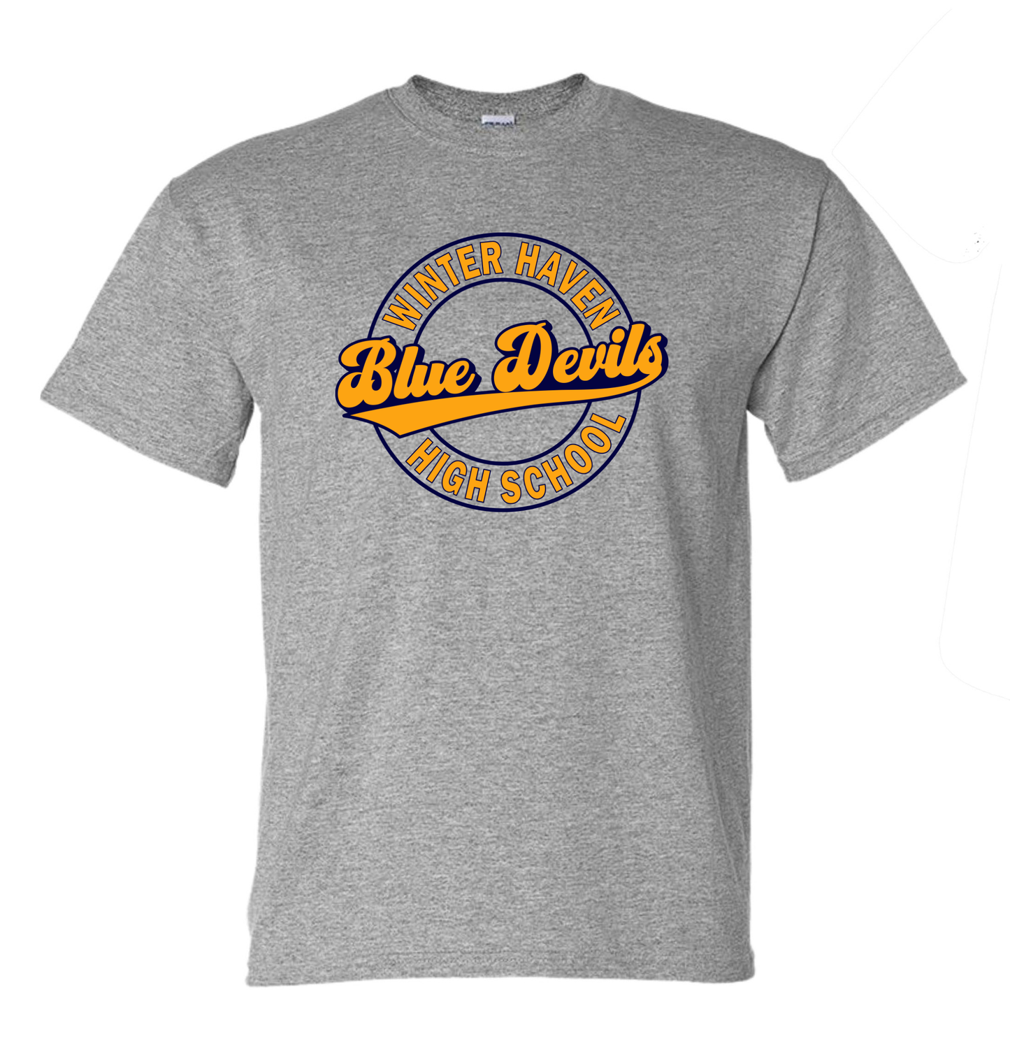 Blue Devils Circle Grey