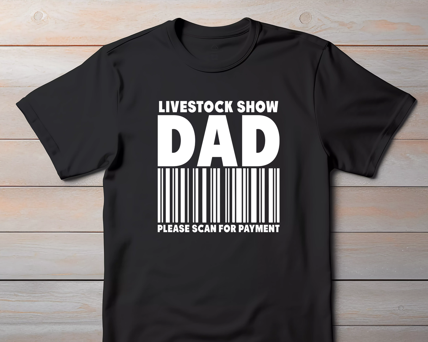 Livestock Show Dad Black