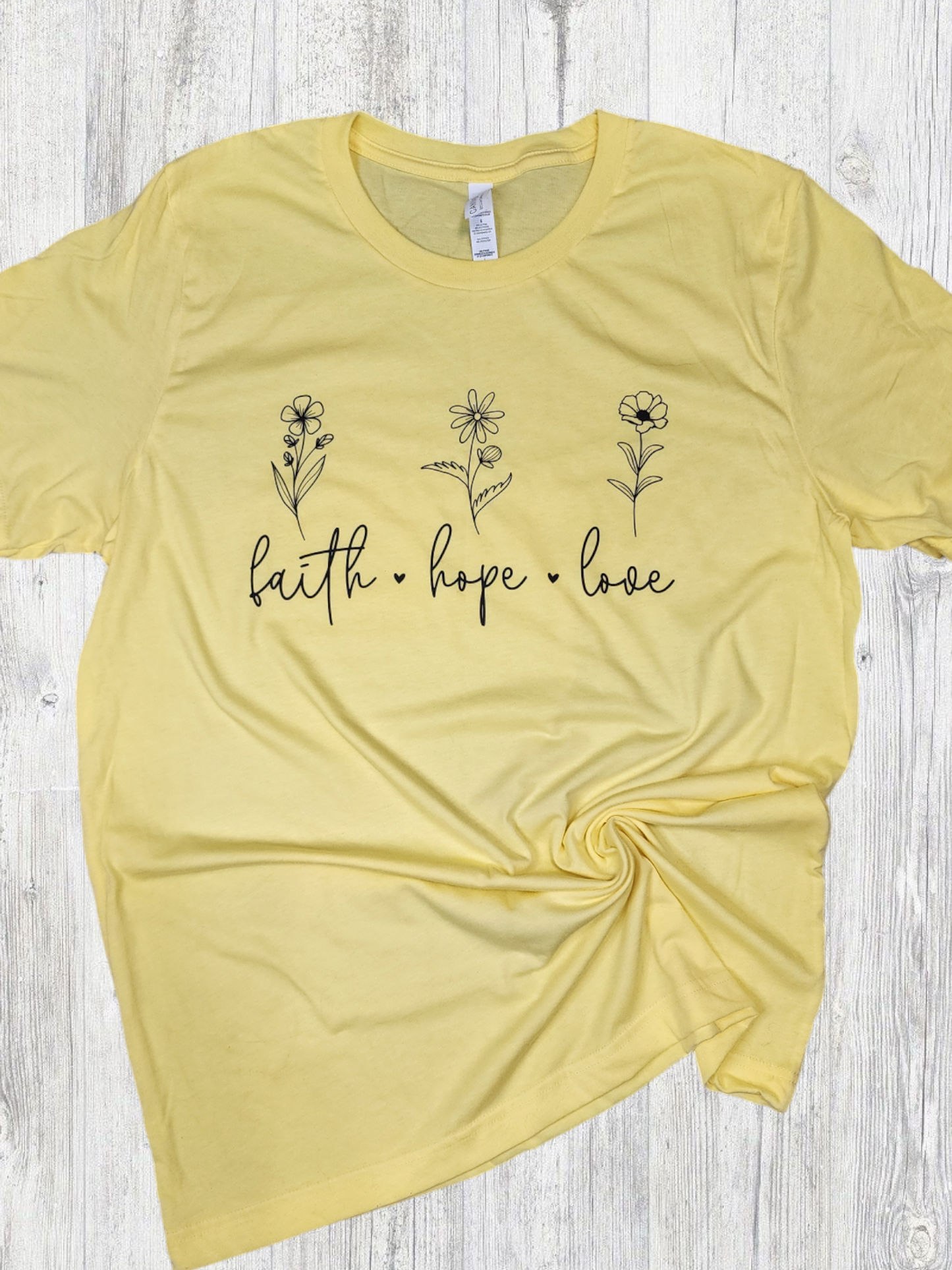 Faith Hope Love Floral