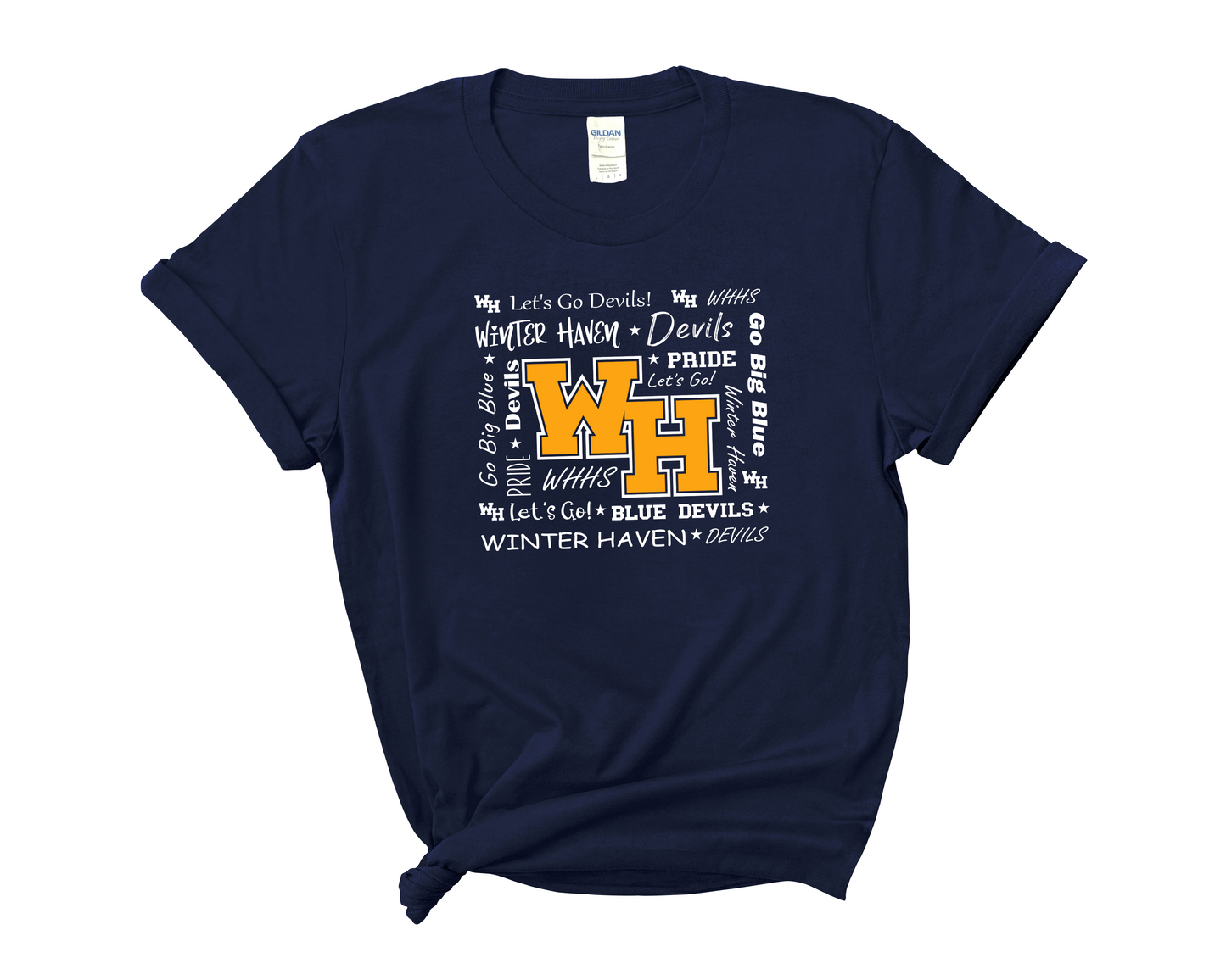 WH Word Block Navy