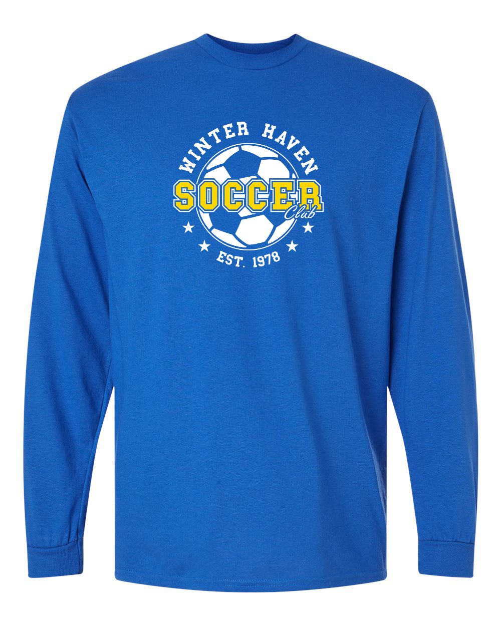 WH Soccer Club on Blue (multiple styles)