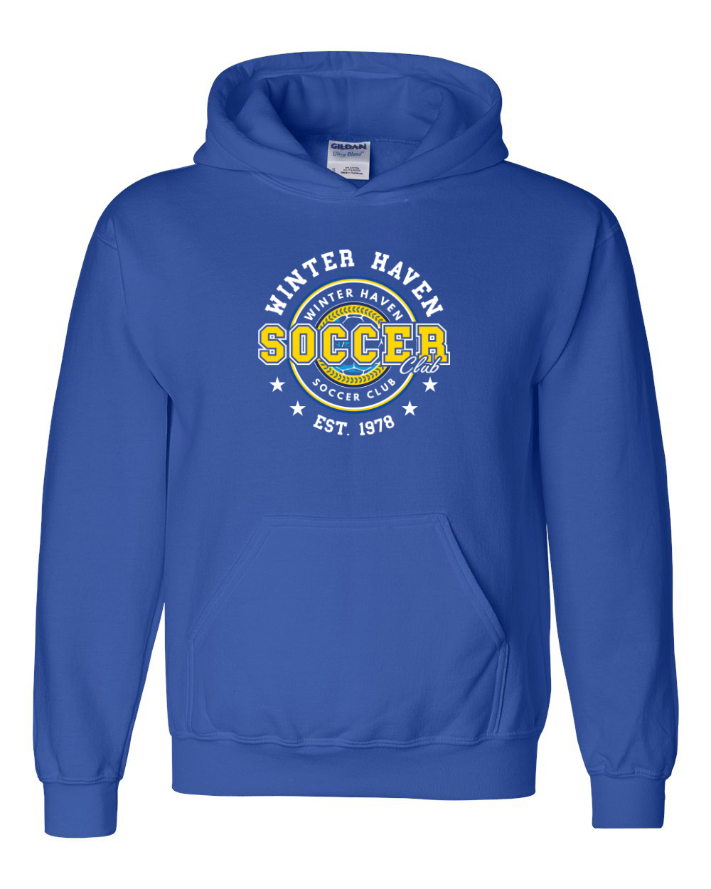 WH Soccer Club with Logo on Blue (multiple styles)