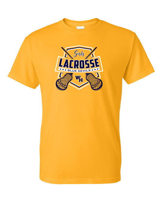 Girls Lacrosse Blue Devils WH Gold 10