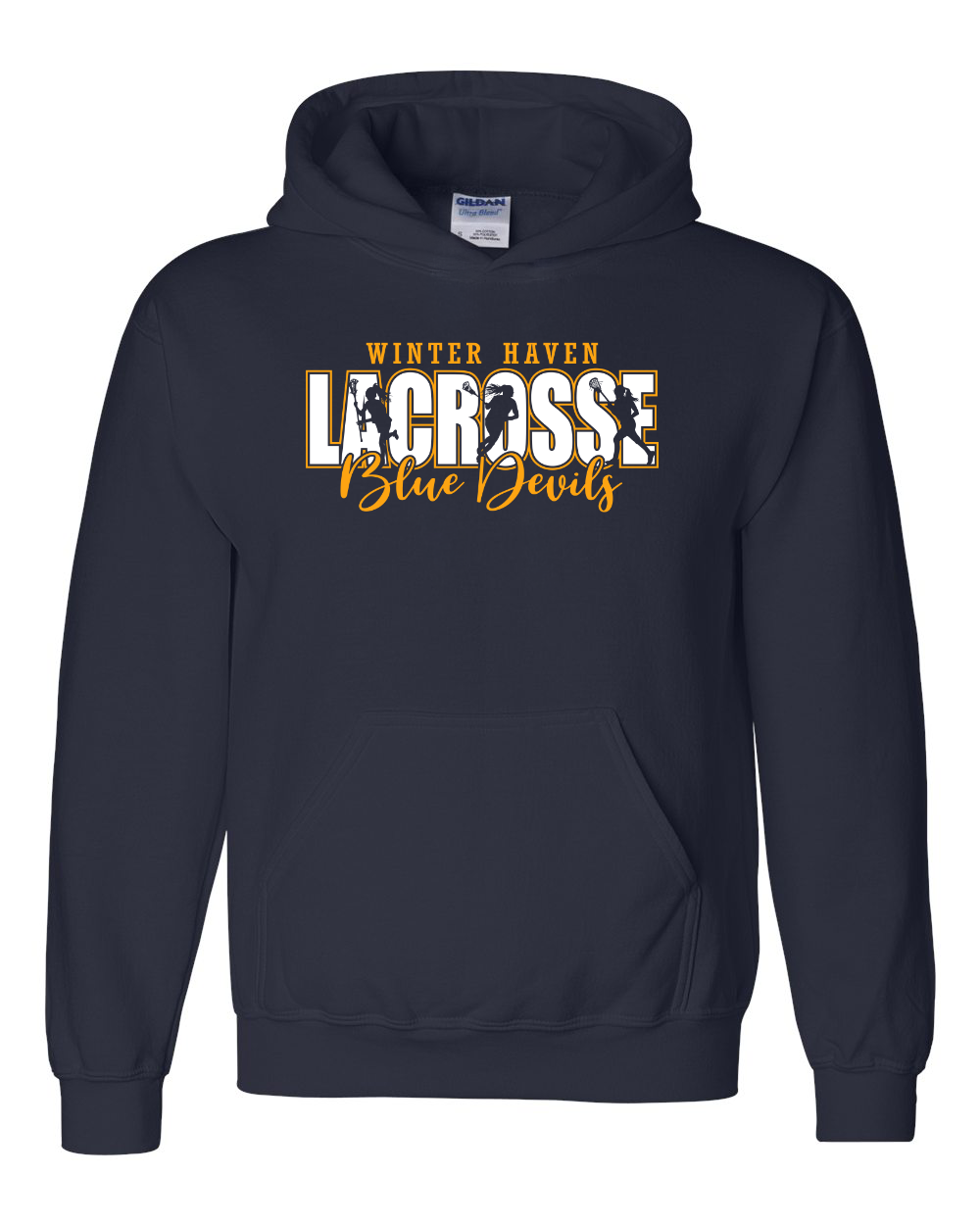 Lacrosse Player Cutout 16