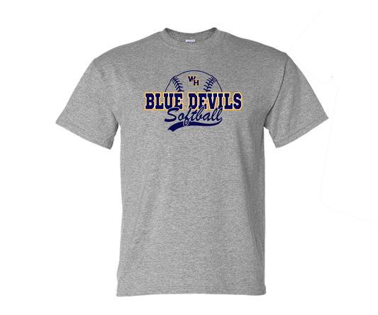 Blue Devils Softball Grey