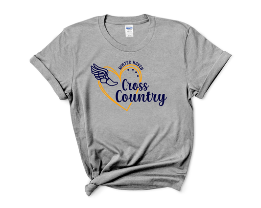 Cross Country Heart Grey