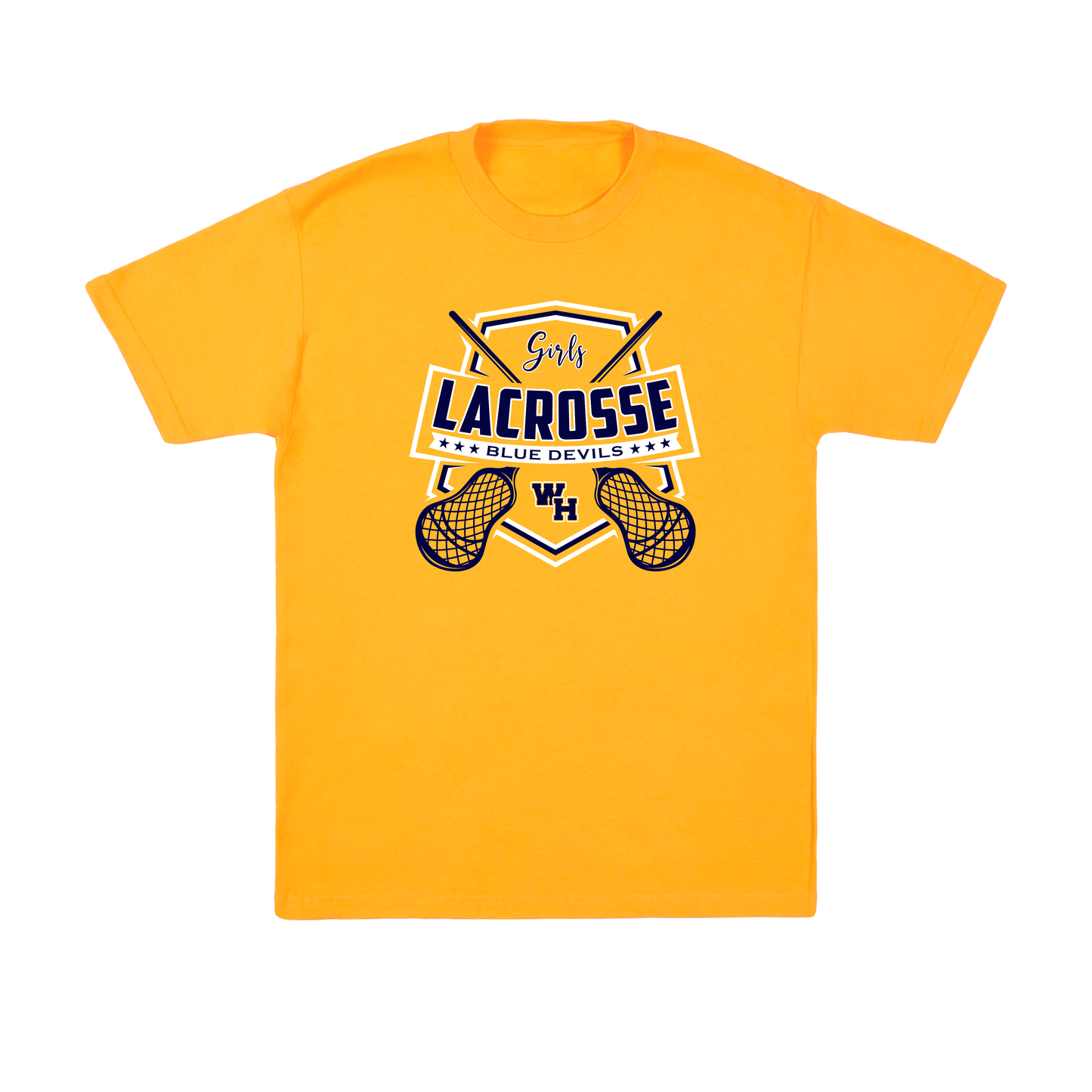 Girls Lacrosse Blue Devils WH Gold