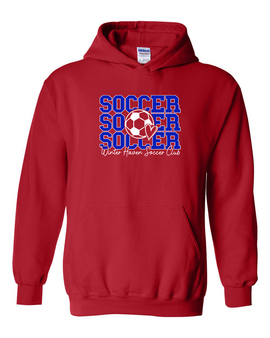 Soccer 3 with Red (multiple styles)