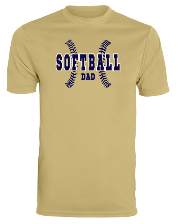 Softball Custom Name Gold (Dri-Fit Only)