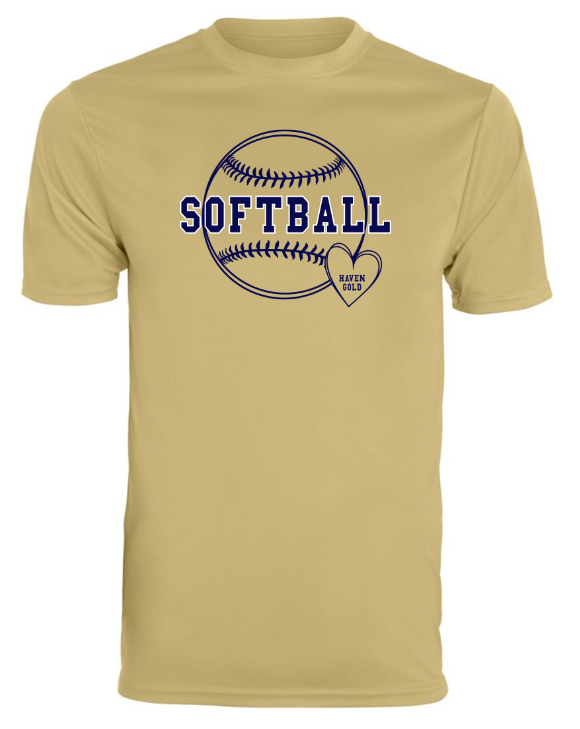 Softball HG Heart Gold(Dri-Fit Only)