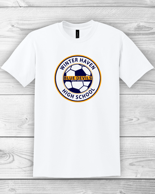 WH Boys Soccer Logo White