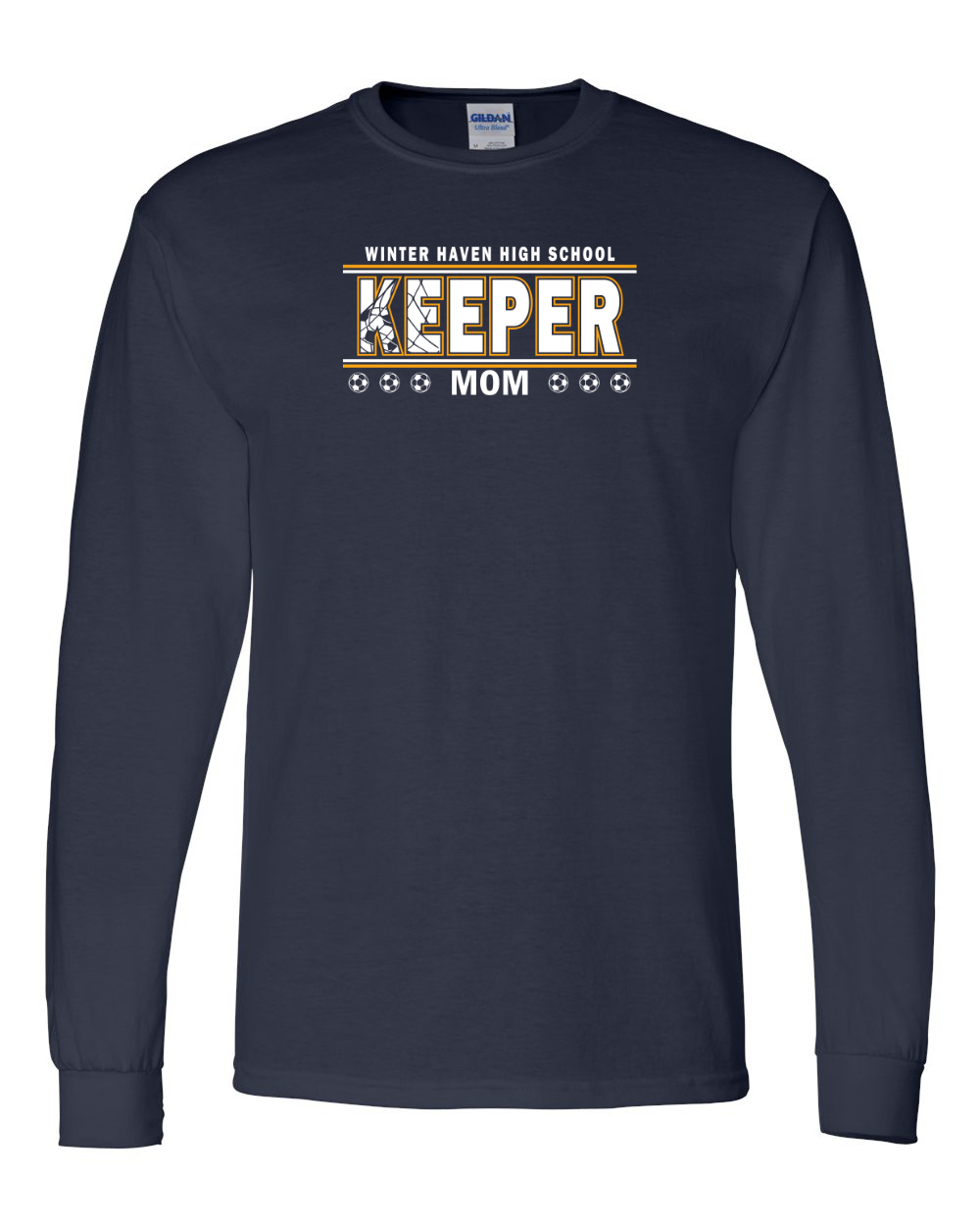 Winter Haven Keeper Double Line Family Title Navy (multiple styles)