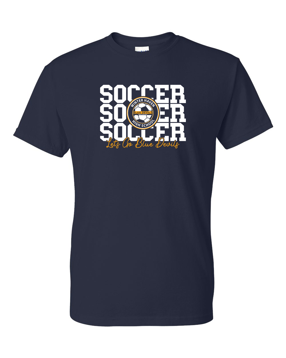 Soccer 3 with Logo Navy