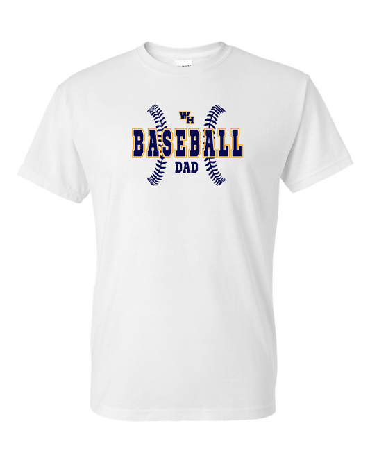 WH Baseball Custom Title White