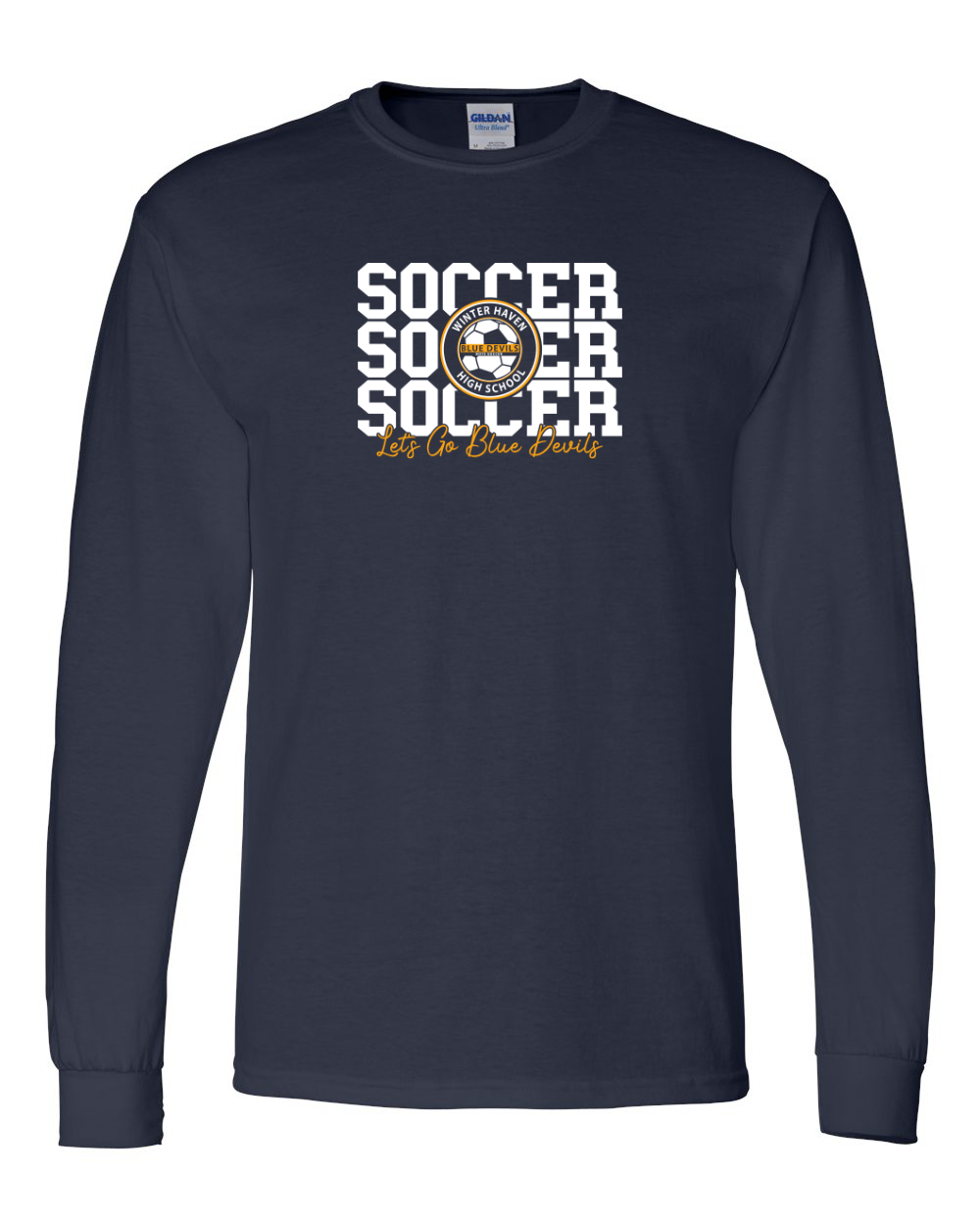 Soccer 3 with Logo Navy