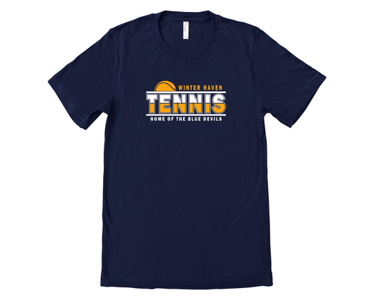 Winter Haven Tennis Double Line Navy