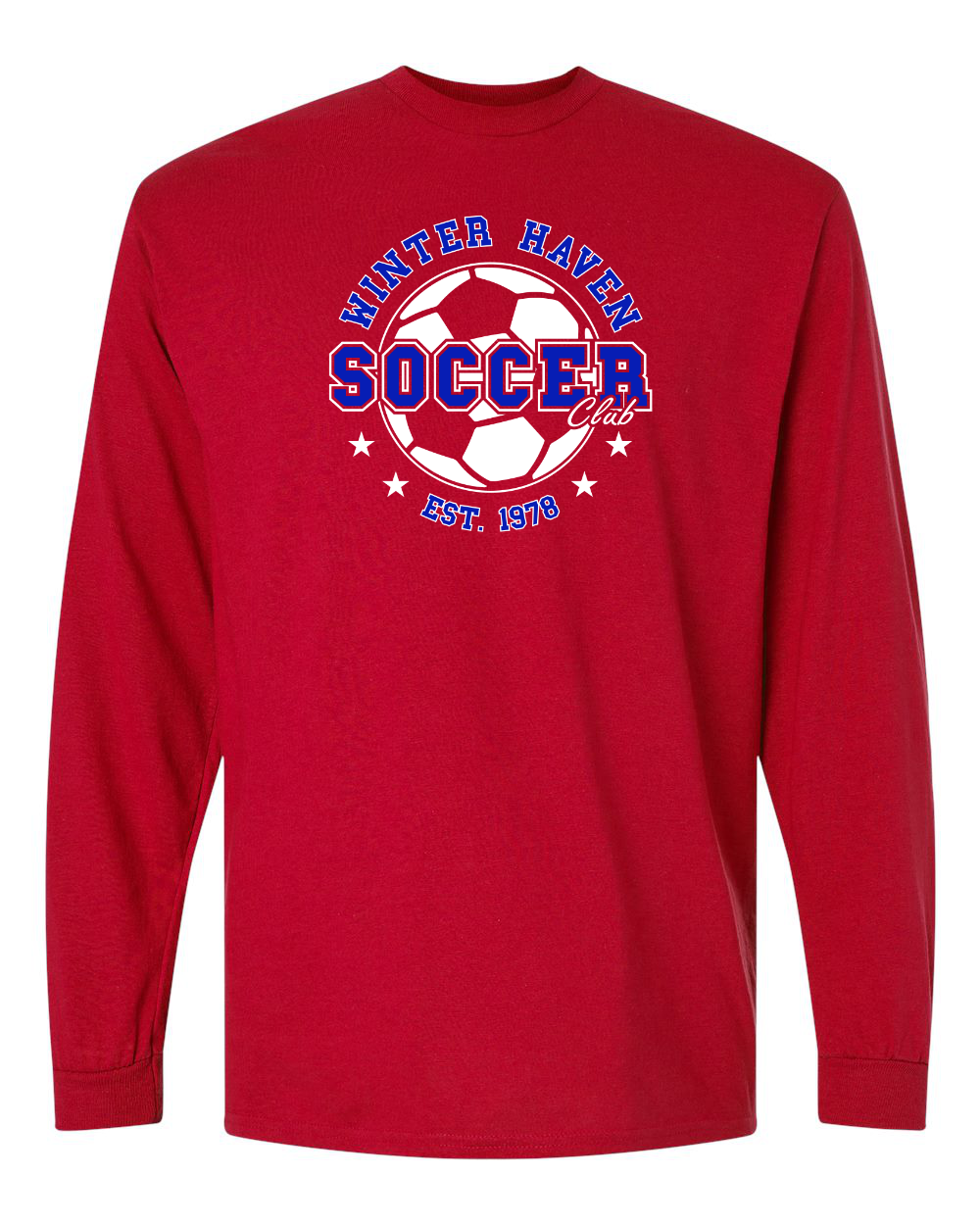 WH Soccer Club on Red (multiple styles)