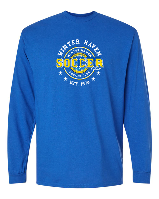 WH Soccer Club with Logo on Blue (multiple styles)
