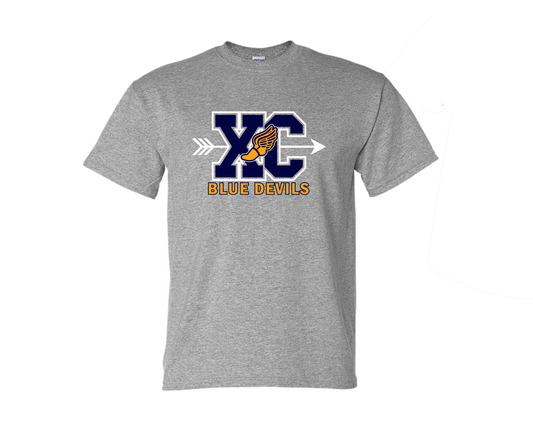 XC Blue Devils Block Grey